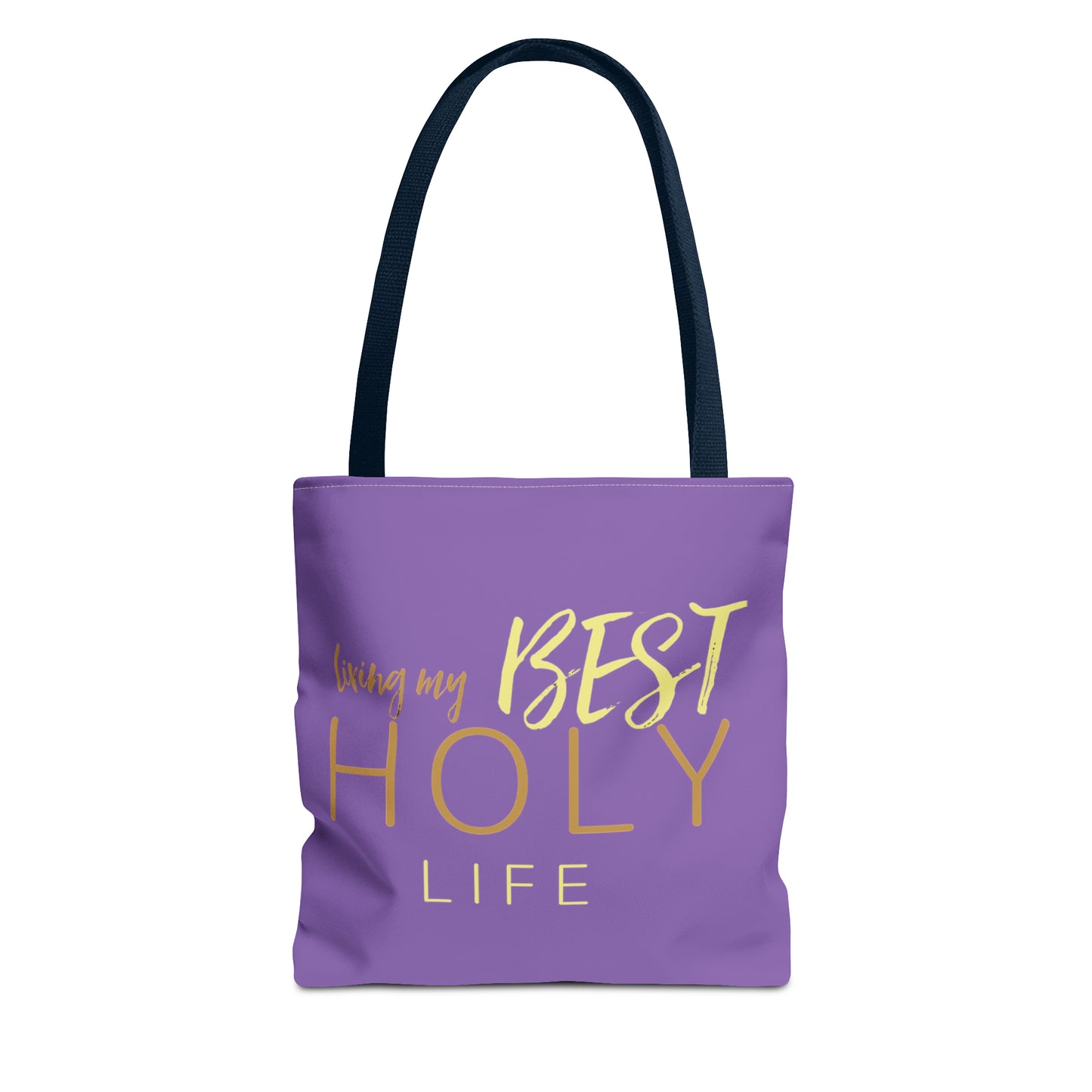 Collection A: “HOLYlife” Purple Tote Bag