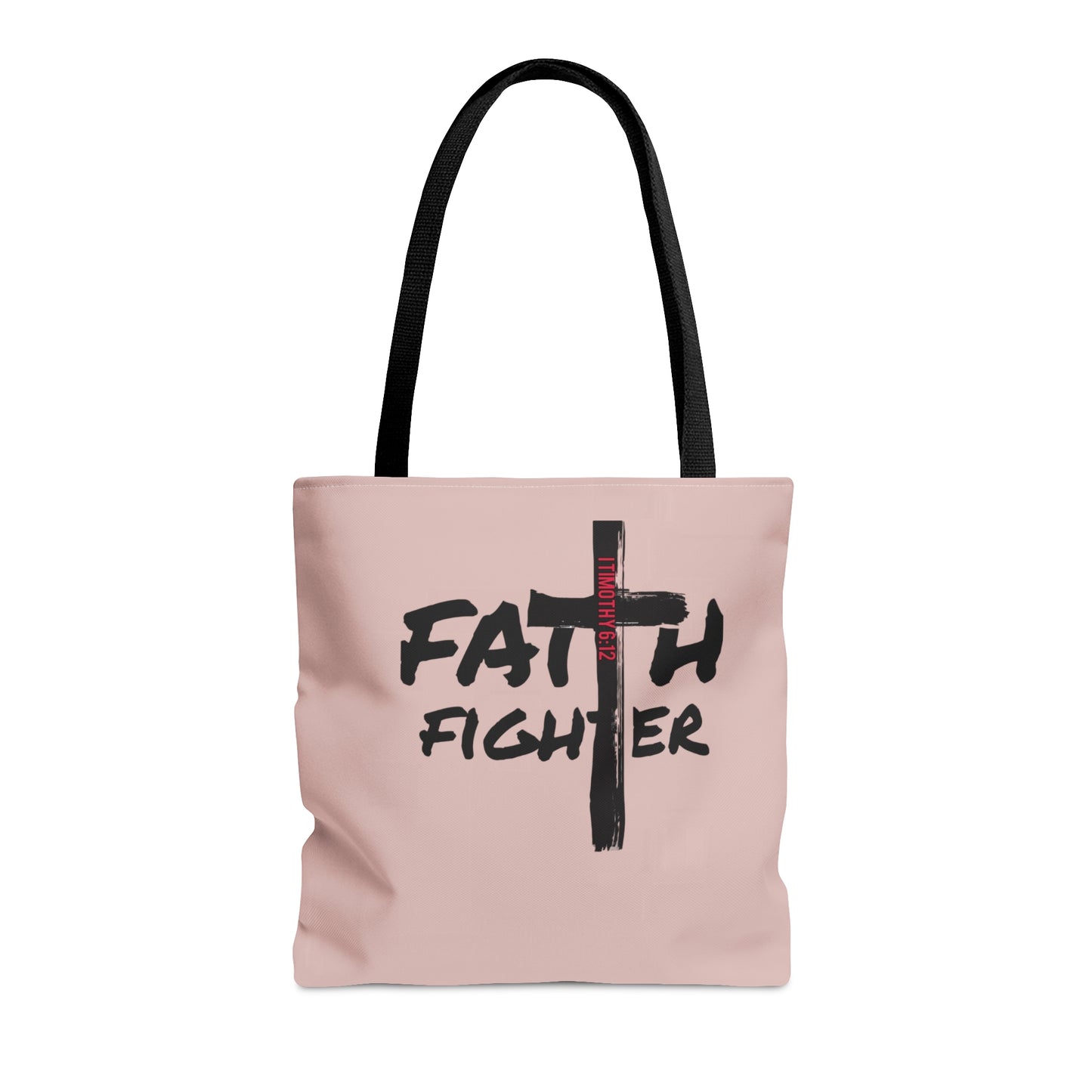 Collection A: “Faith Fighter” MM Pink Tote Bag