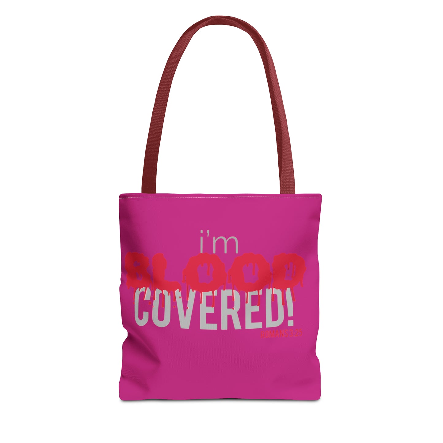 Collection B: “BLOOD Covered” Pink Tote Bag