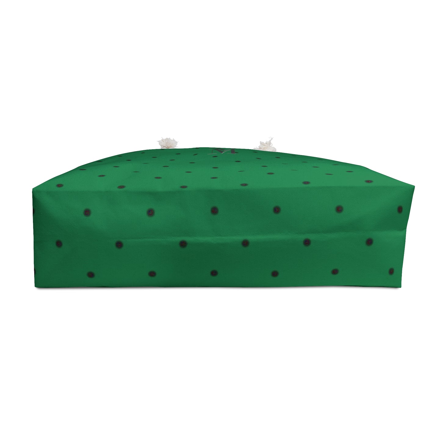 Mss Mia Dark Green Polka Dot Weekender