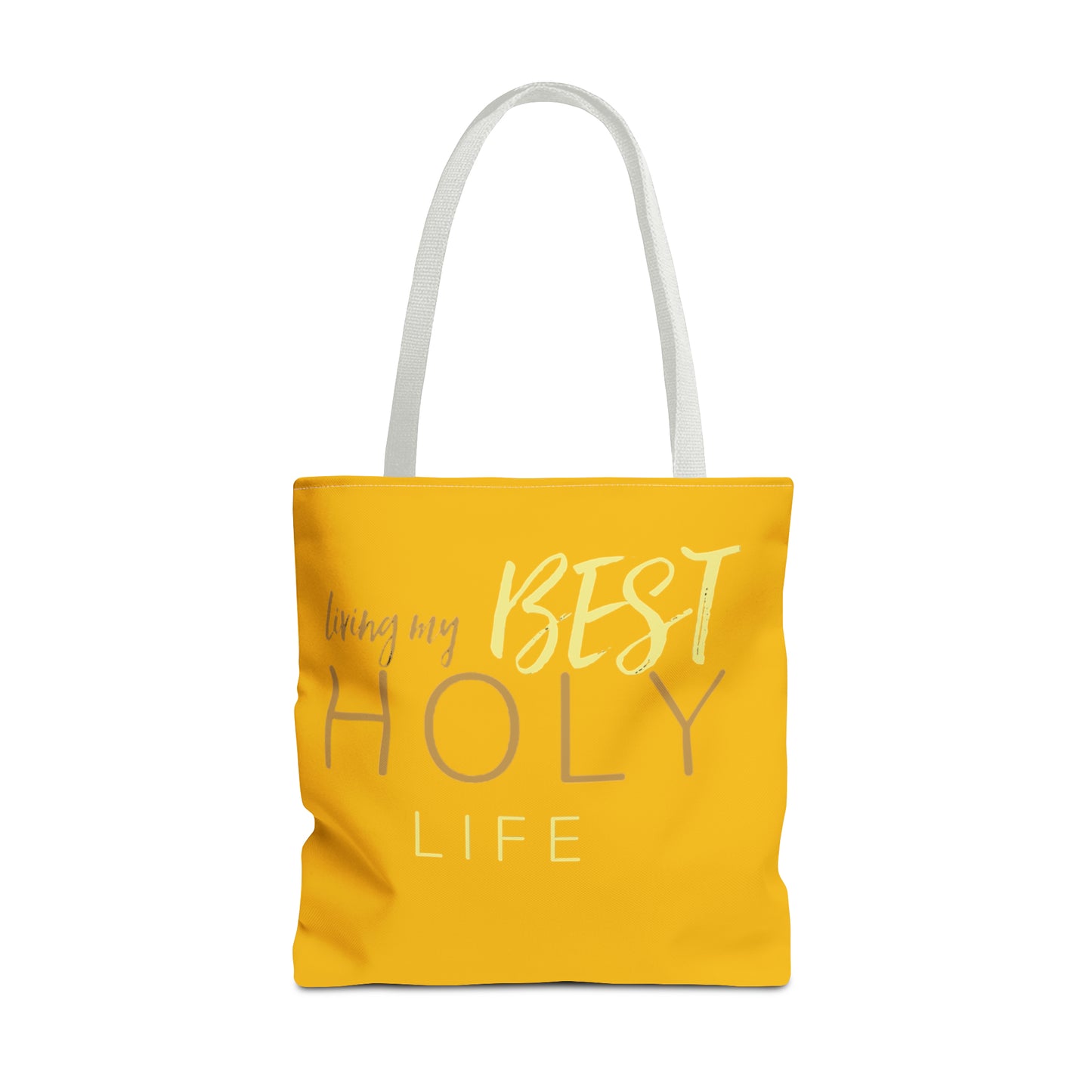 Collection A: “HOLYlife” Yellow Tote Bag