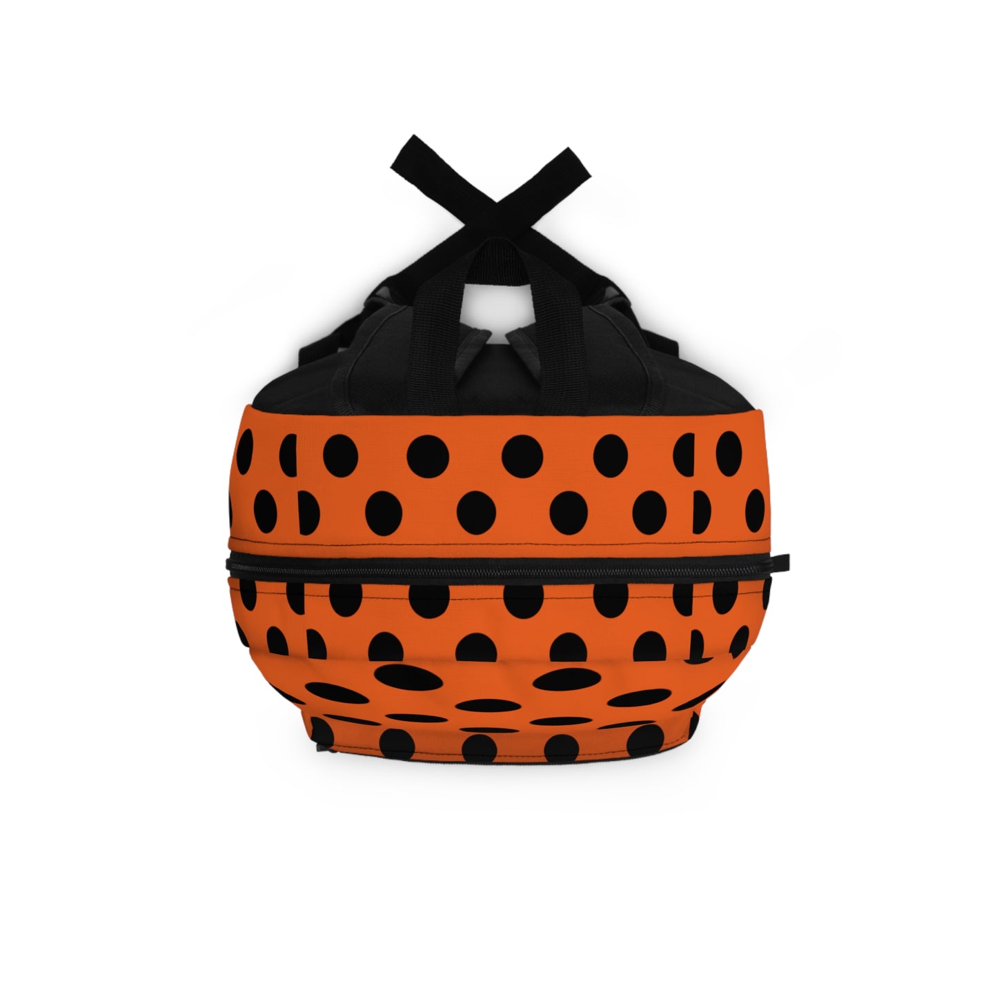 Mss Mia Orange W/Black Polka Backpack