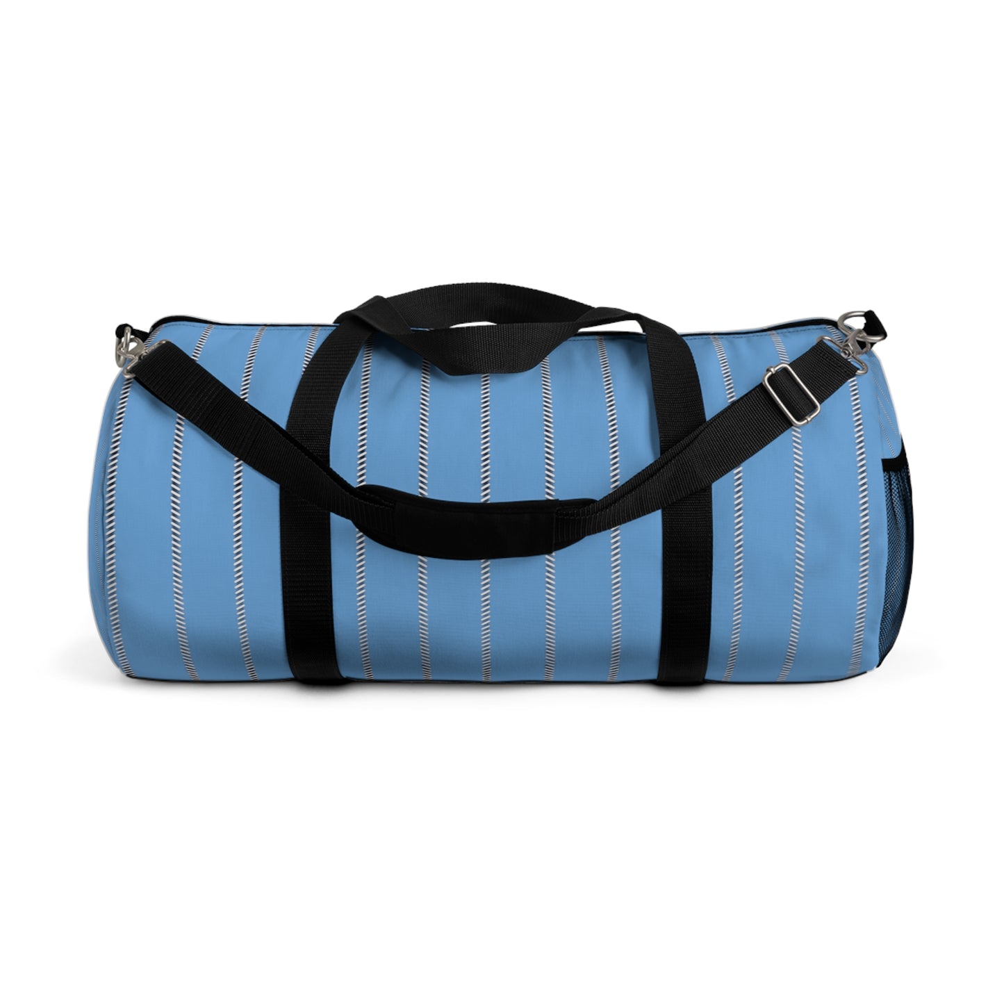 Mss Mia Light Blue  W Stripes Duffel Bag