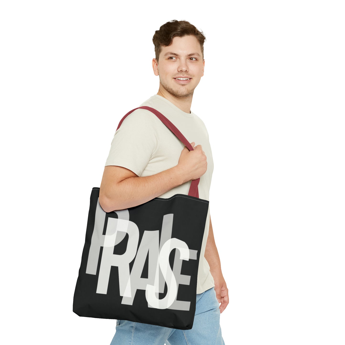 Collection B: “Garment of PRAISE” Black & White Tote Bag