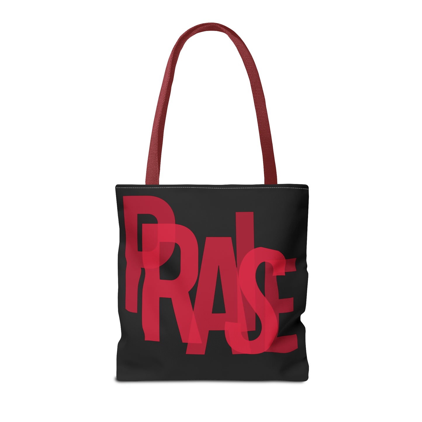 Collection B: “Garment of PRAISE” Black & Red Tote Bag