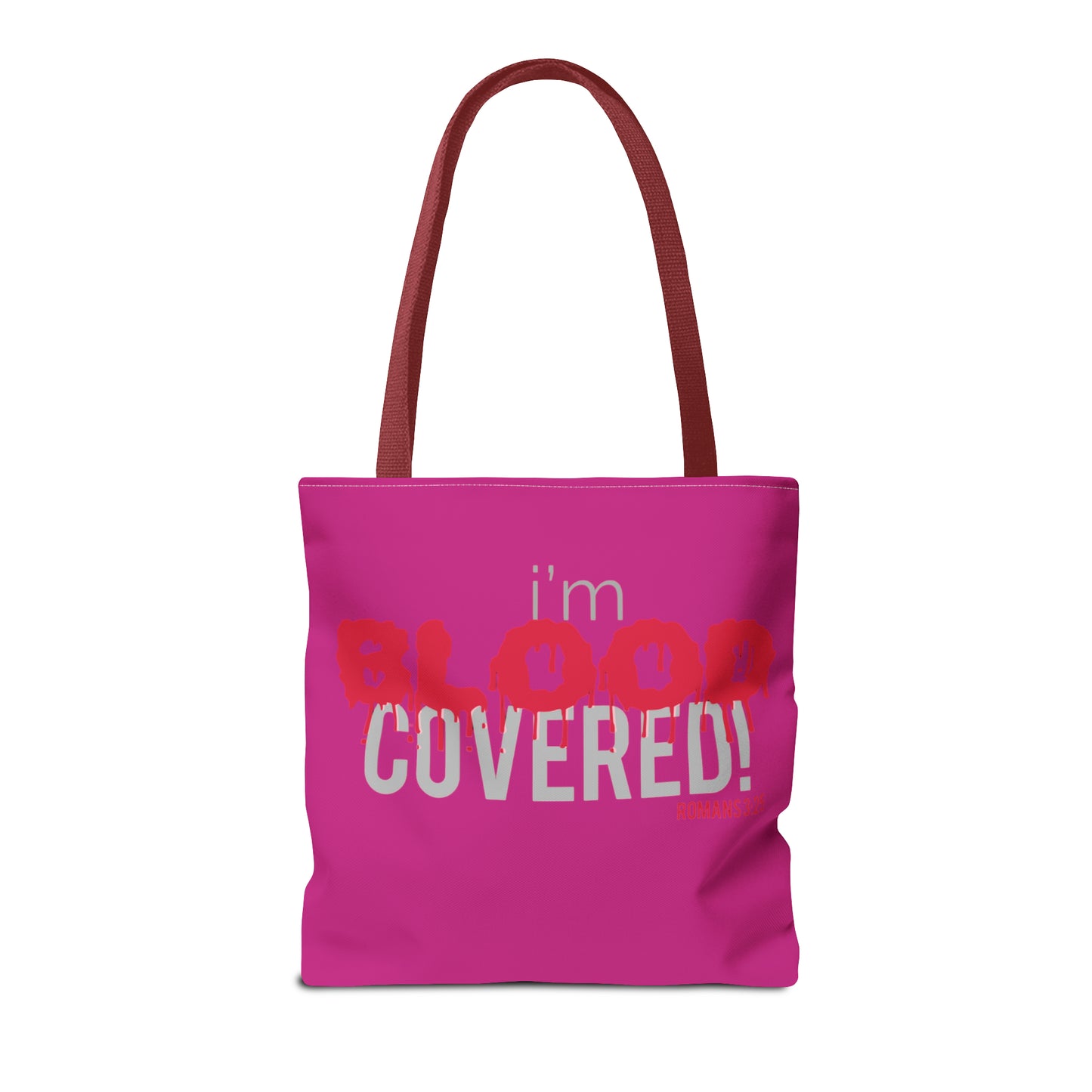 Collection B: “BLOOD Covered” Pink Tote Bag