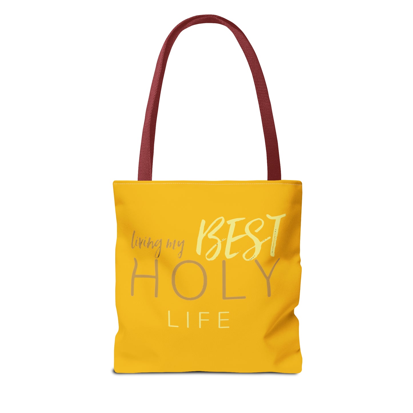 Collection A: “HOLYlife” Yellow Tote Bag