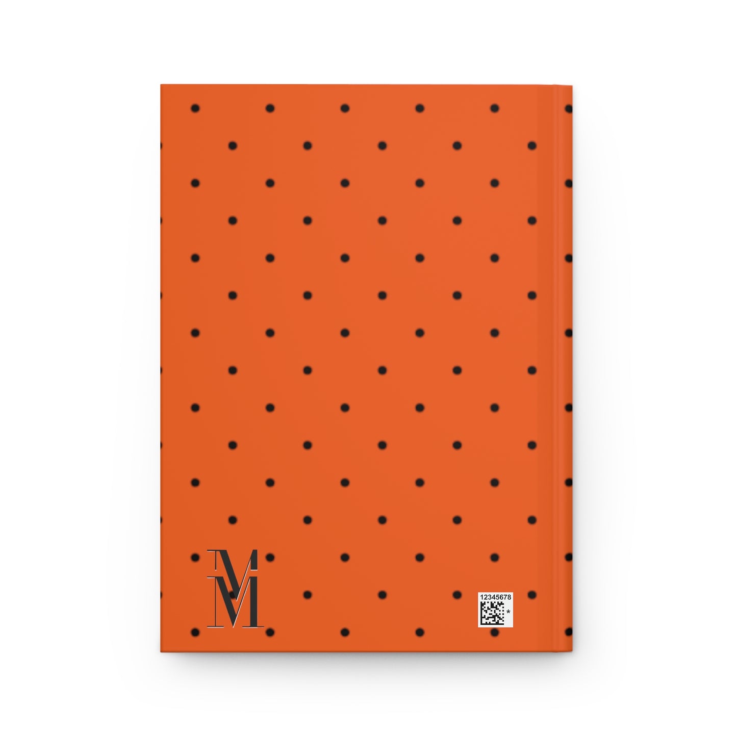 ”Faith Fighter”  Orange Dot Matte Journal