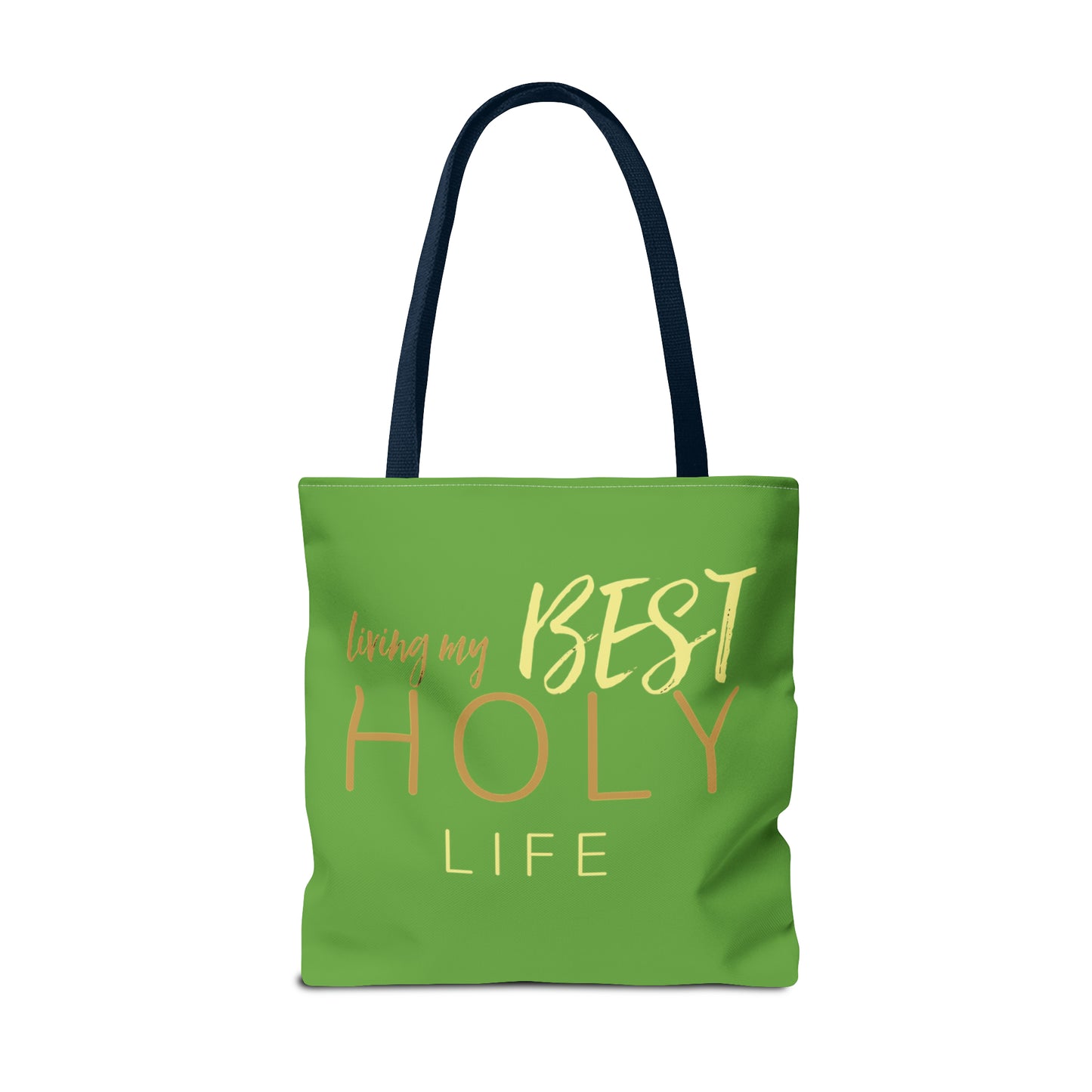 Collection A: “HOLYlife” Green Tote Bag