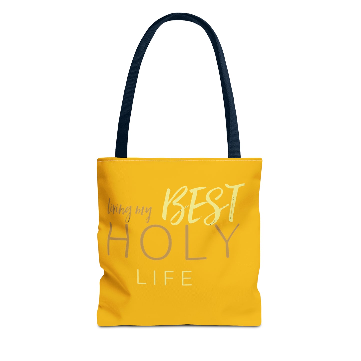 Collection A: “HOLYlife” Yellow Tote Bag