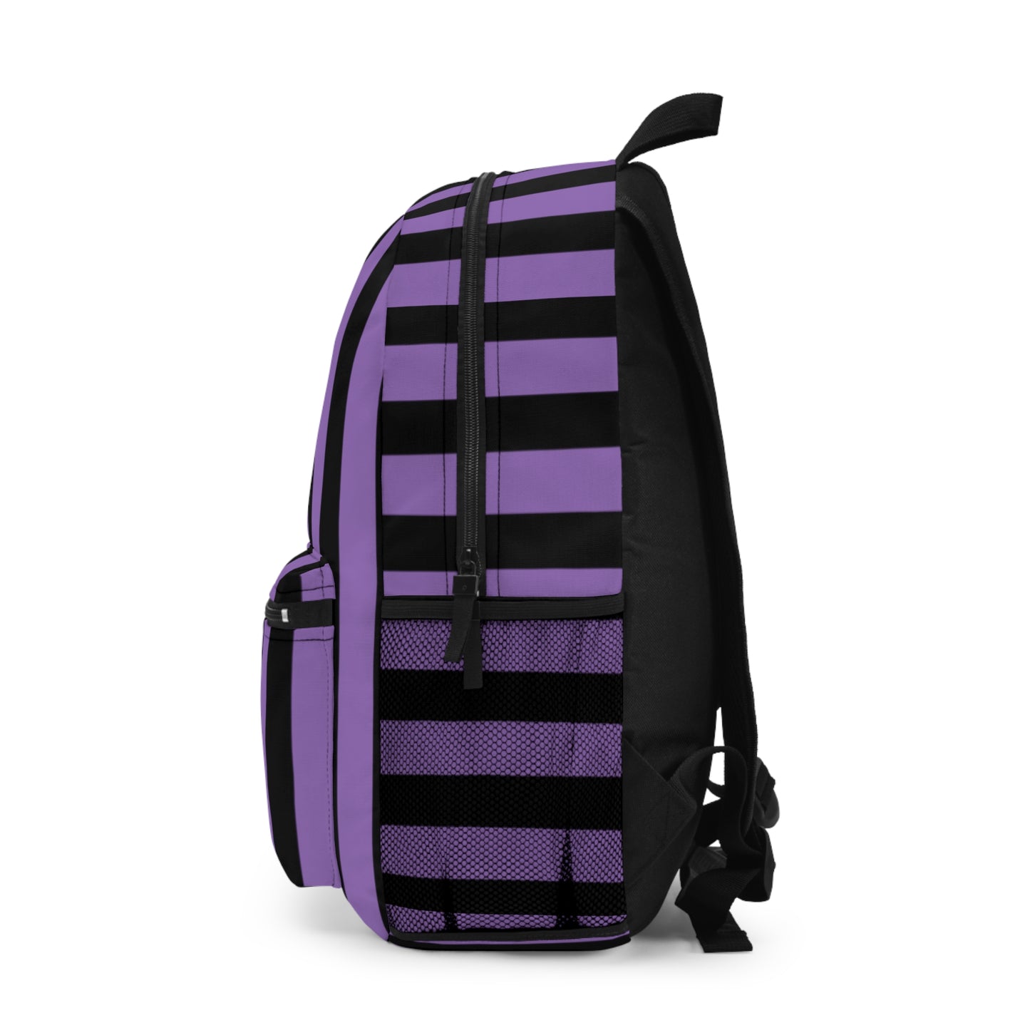 Mss Mia Purple w/Black Stripe Rugby Backpack