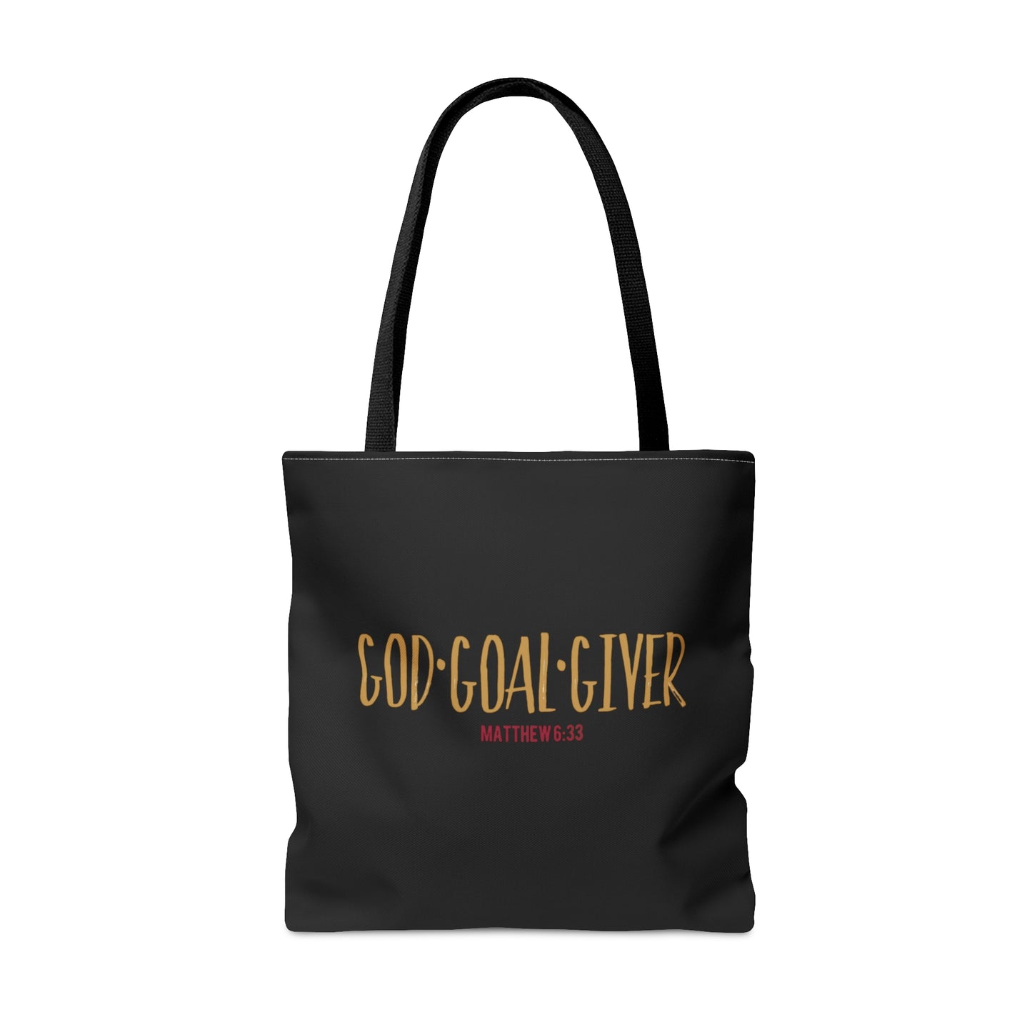 “Goal Giver” Black Tote Bag