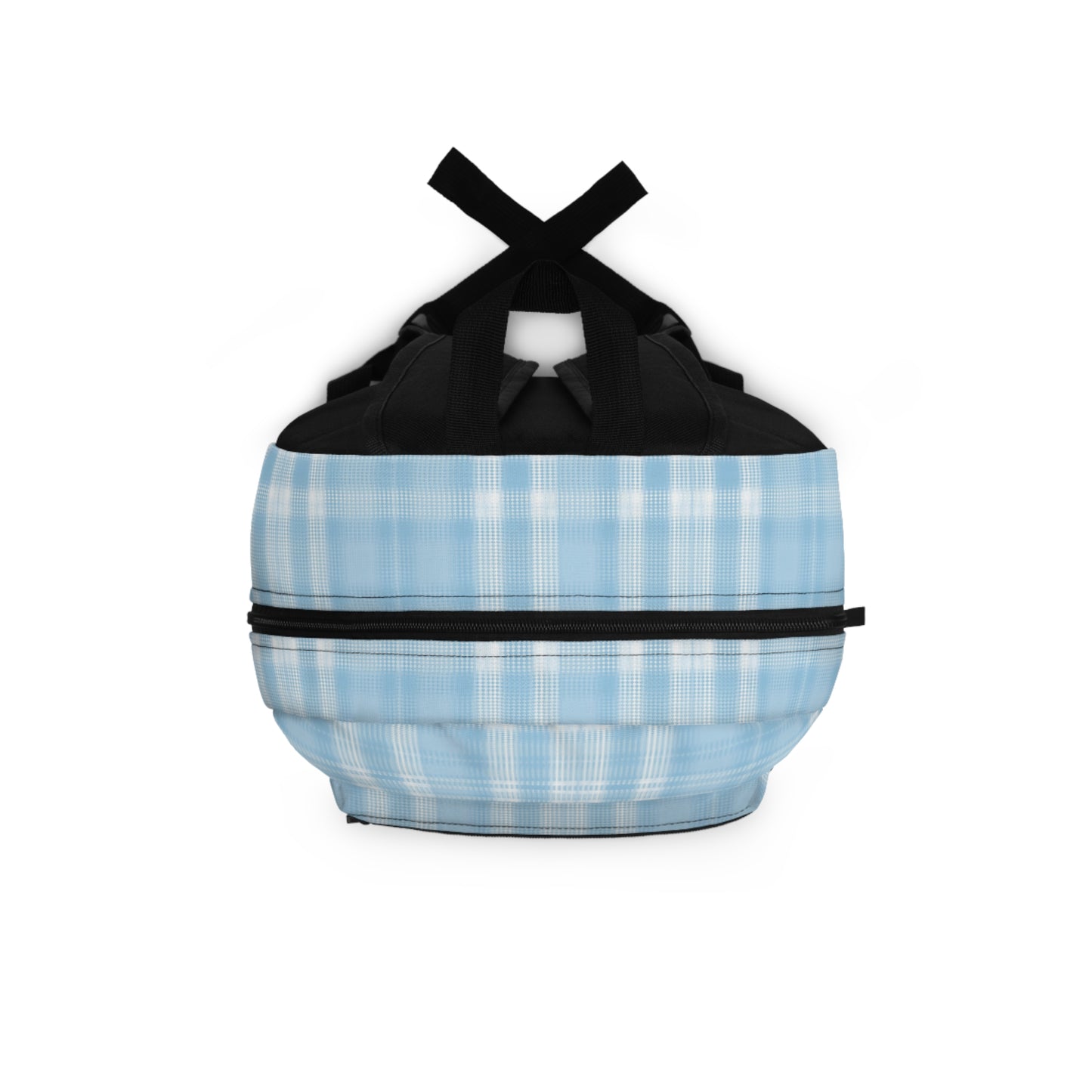Mss Mia Light Blue Plaid Backpack
