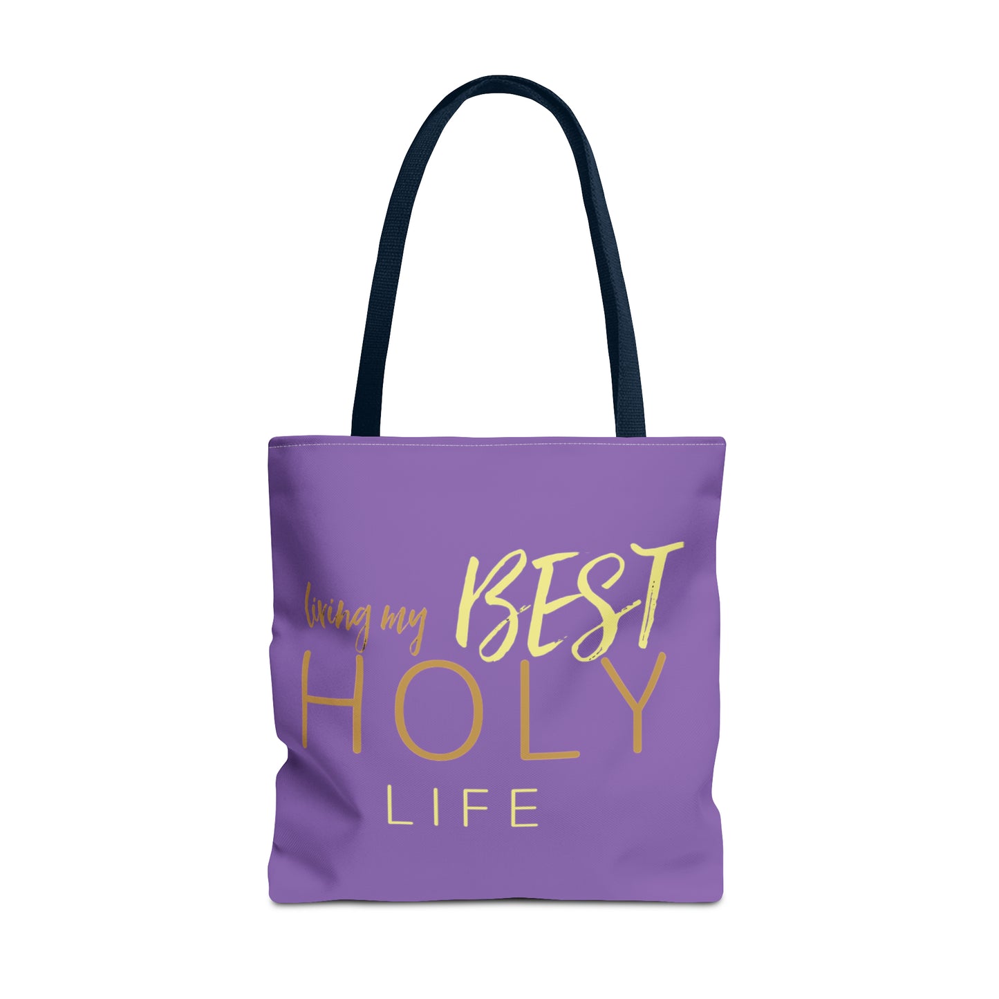 Collection A: “HOLYlife” Purple Tote Bag