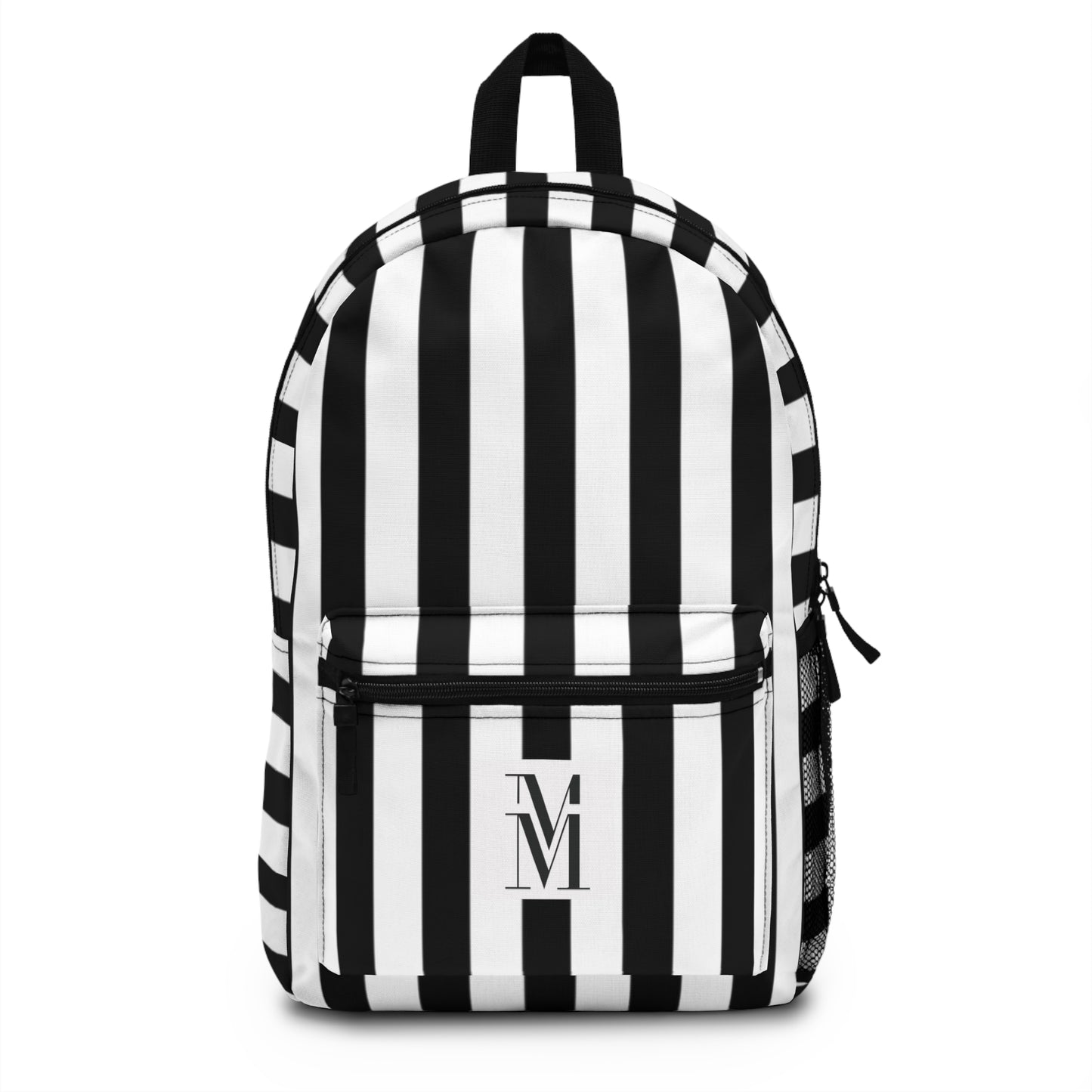 Mss Mia White w/Black Stripe Rugby Backpack