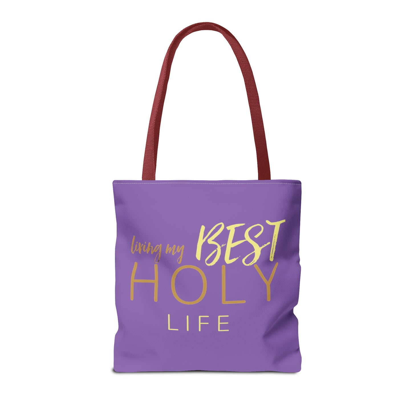 Collection A: “HOLYlife” Purple Tote Bag