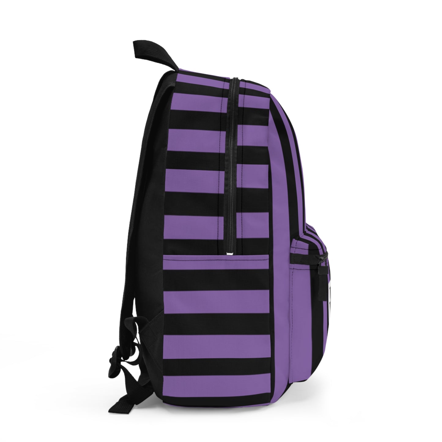 Mss Mia Purple w/Black Stripe Rugby Backpack