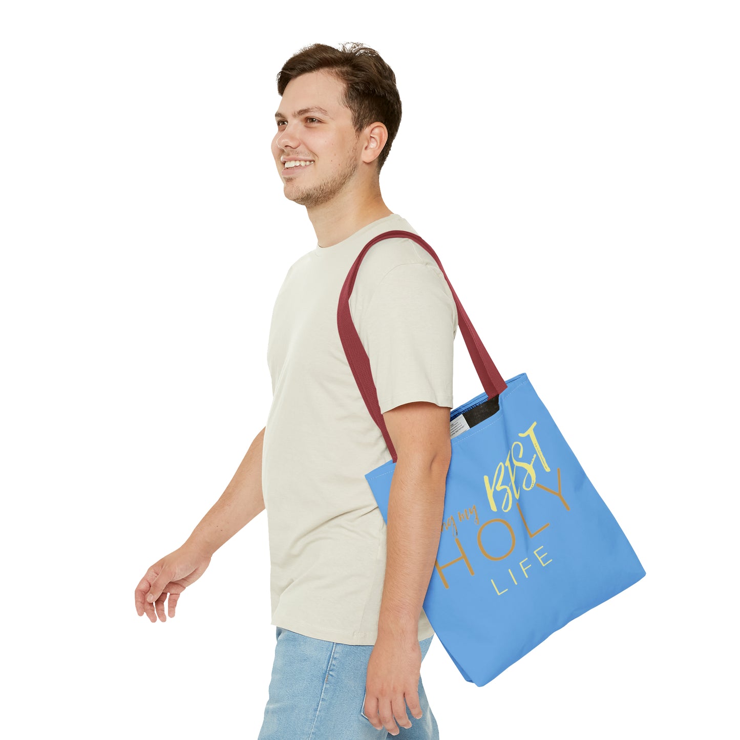 Collection A: “HOLYlife” Blue Sky Tote Bag