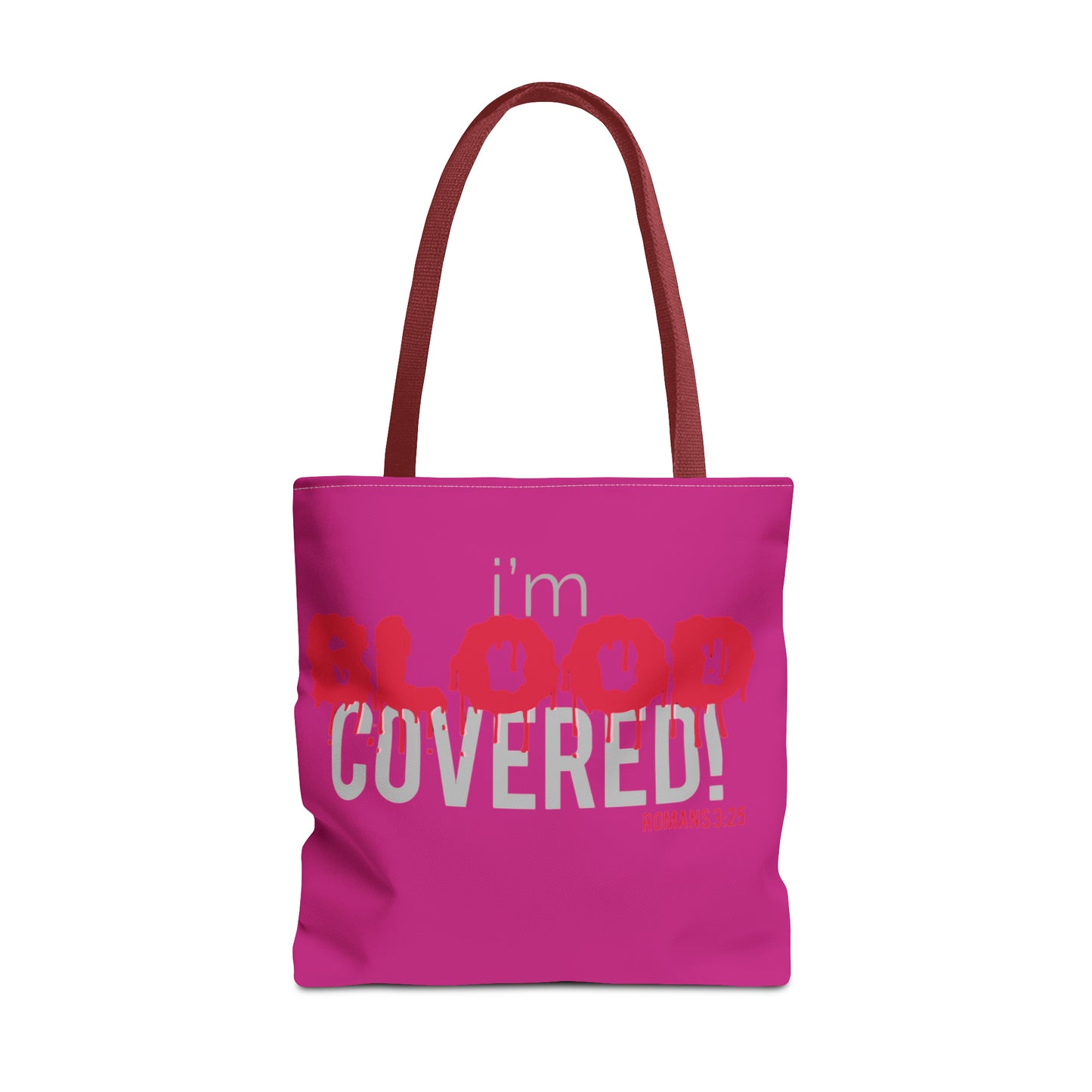 Collection B: “BLOOD Covered” Pink Tote Bag