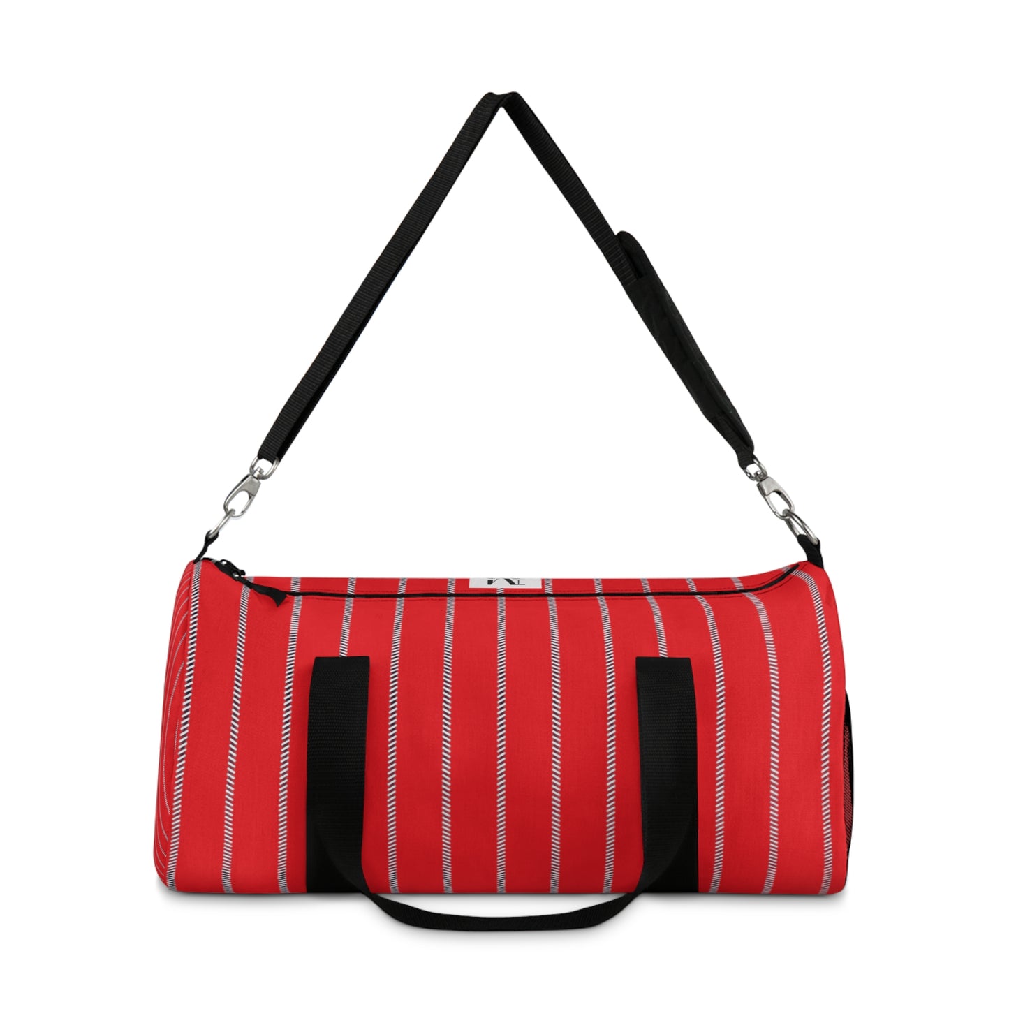 Mss Mia Red W Stripes Duffel Bag