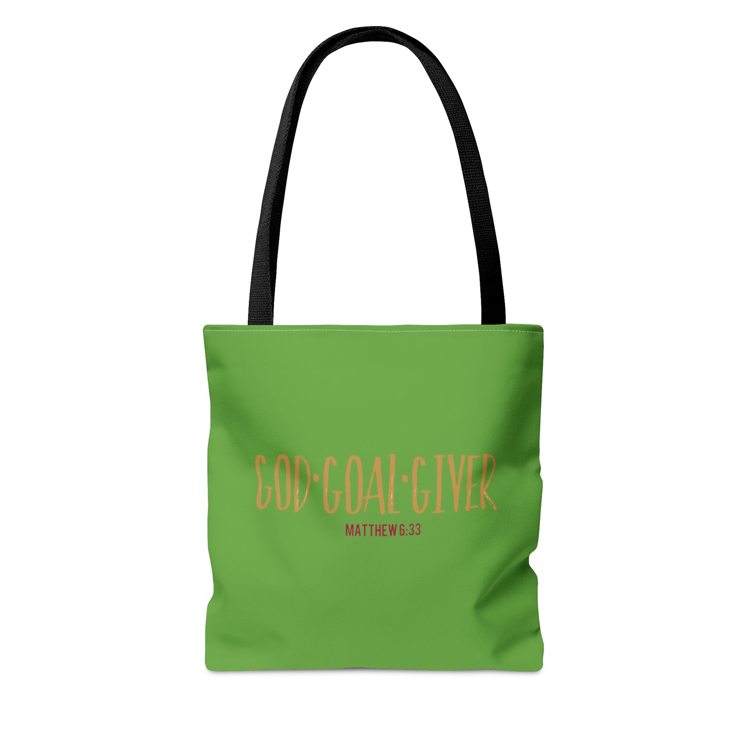 “Goal Giver” Light Green Tote Bag