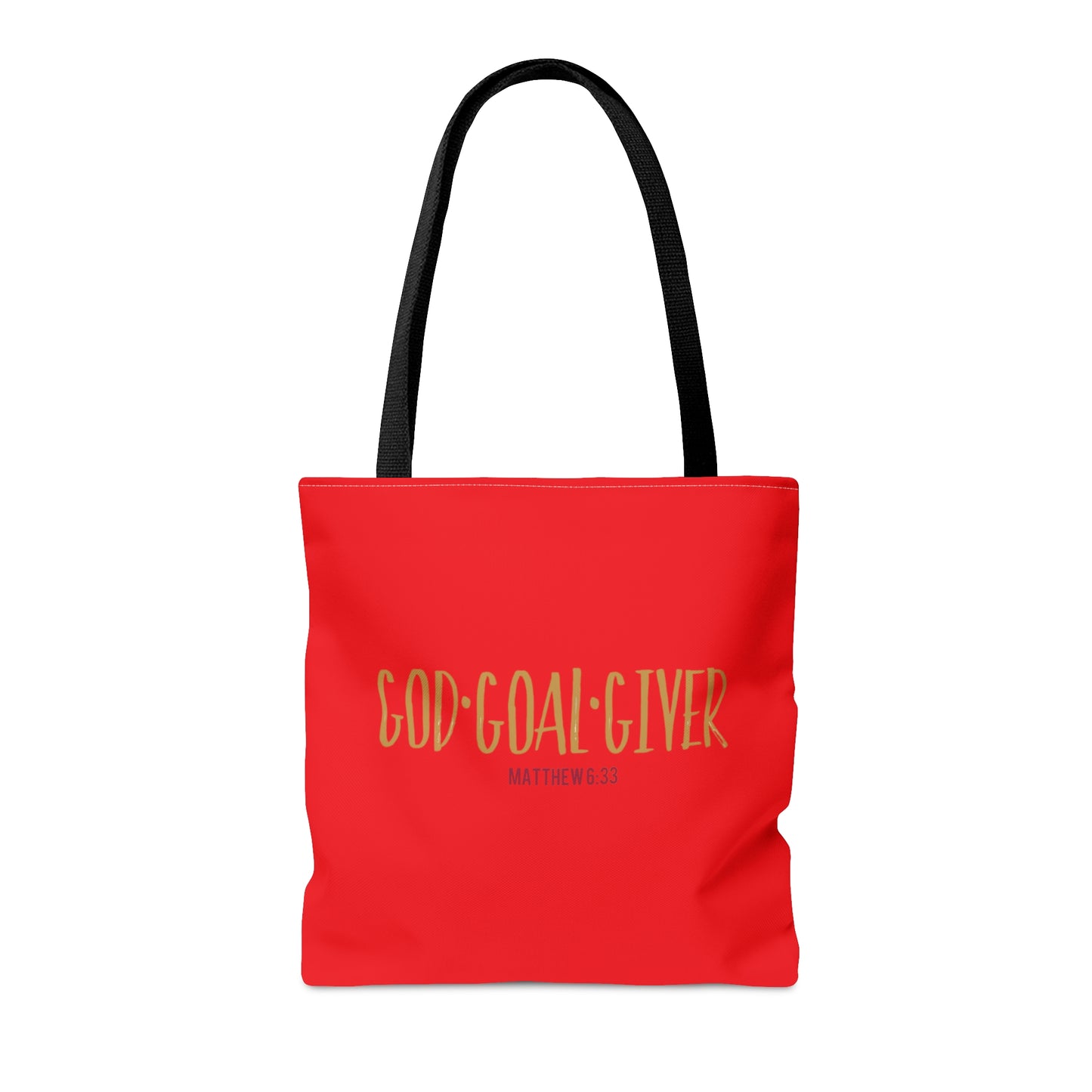 “Goal Giver” Red Tote Bag