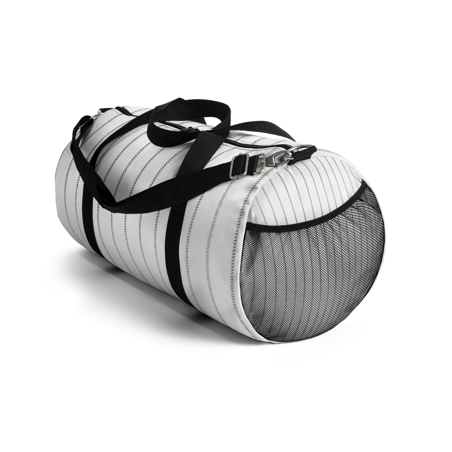 Mss Mia White W Stripes Duffel Bag