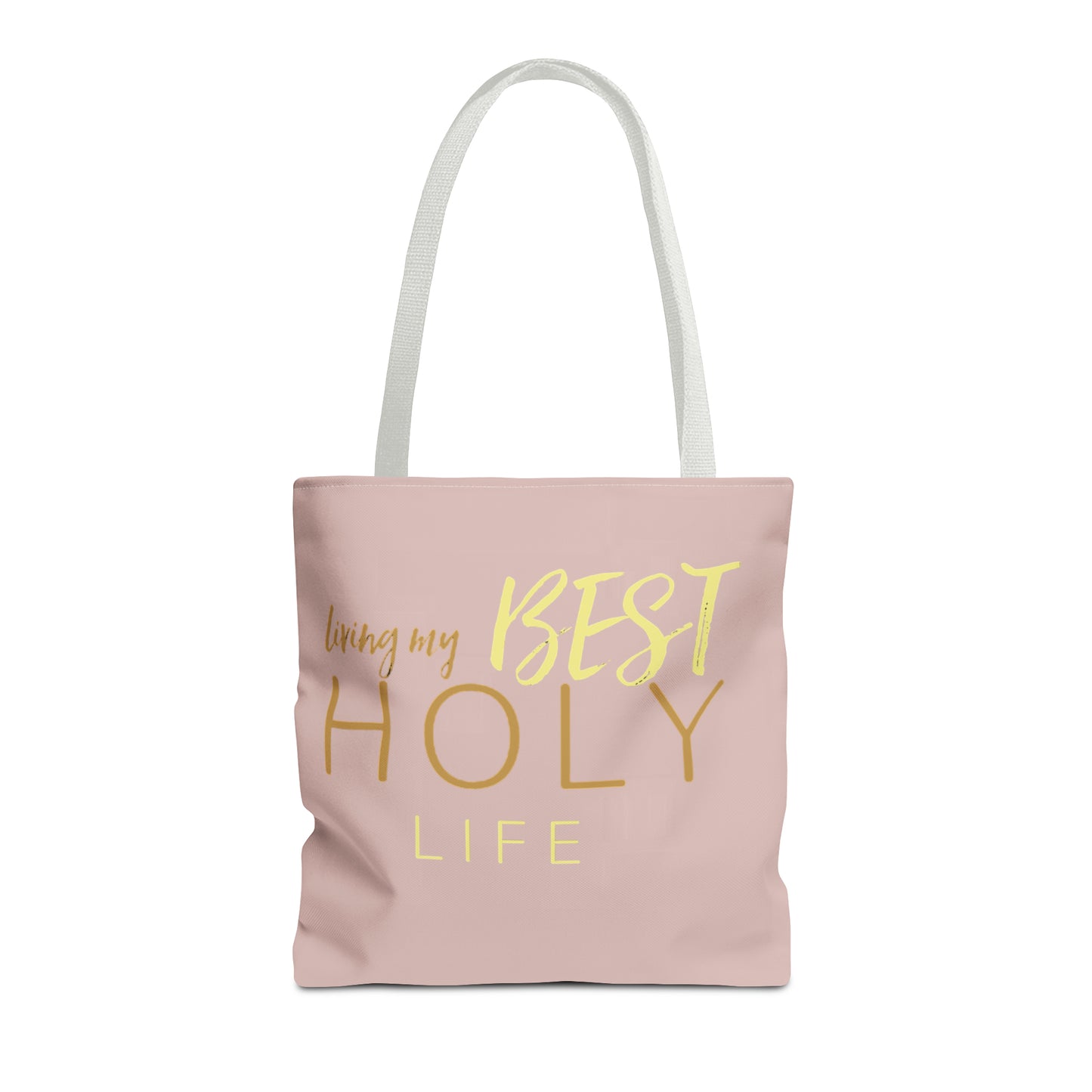 Collection A: “HOLYlife” MM Pink Tote Bag