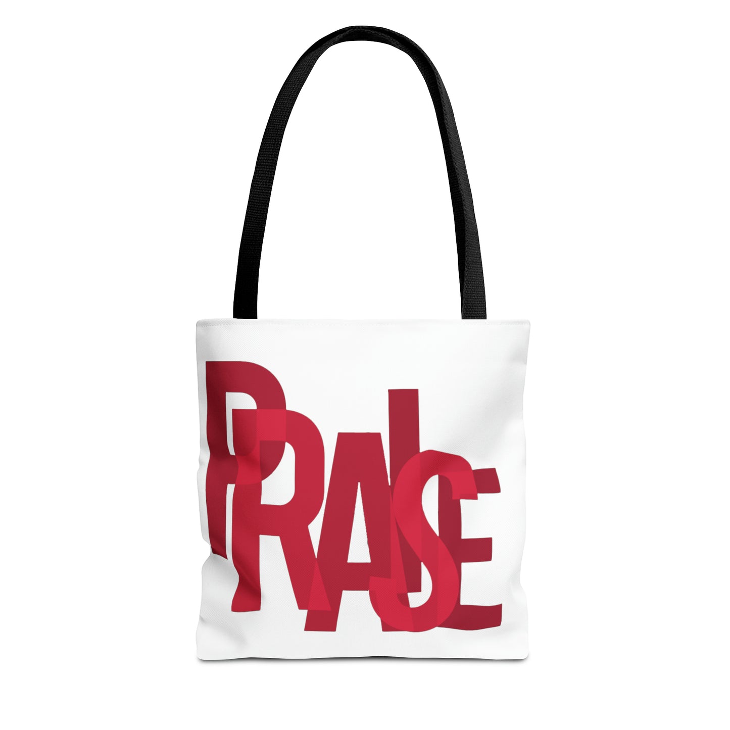 Collection B: “Garment of PRAISE” White & Red Tote Bag