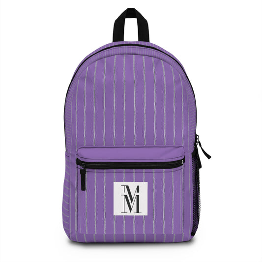 Mss Mia Purple w/ Stripes Backpack