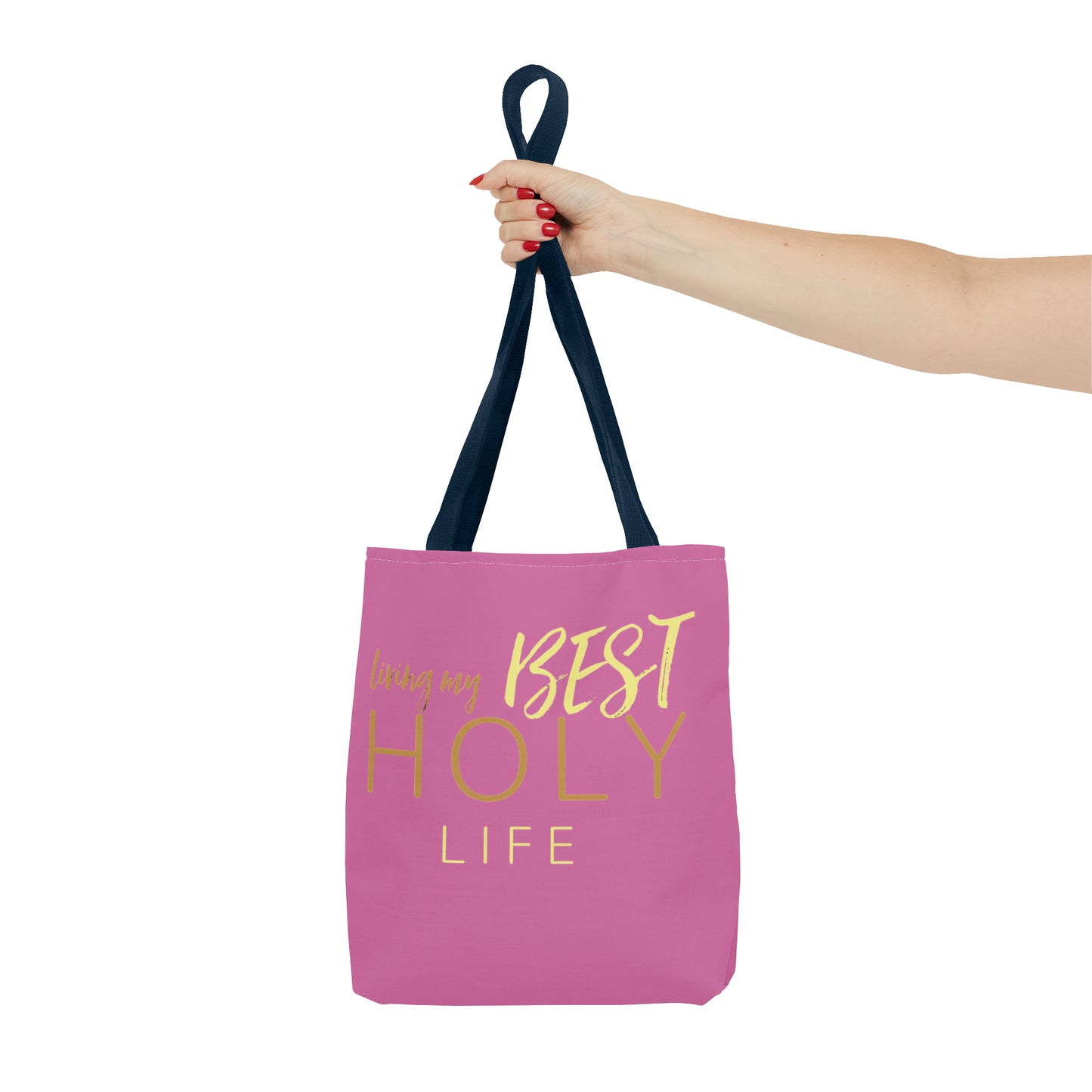 Collection A: “HOLYlife” Pink Tote Bag