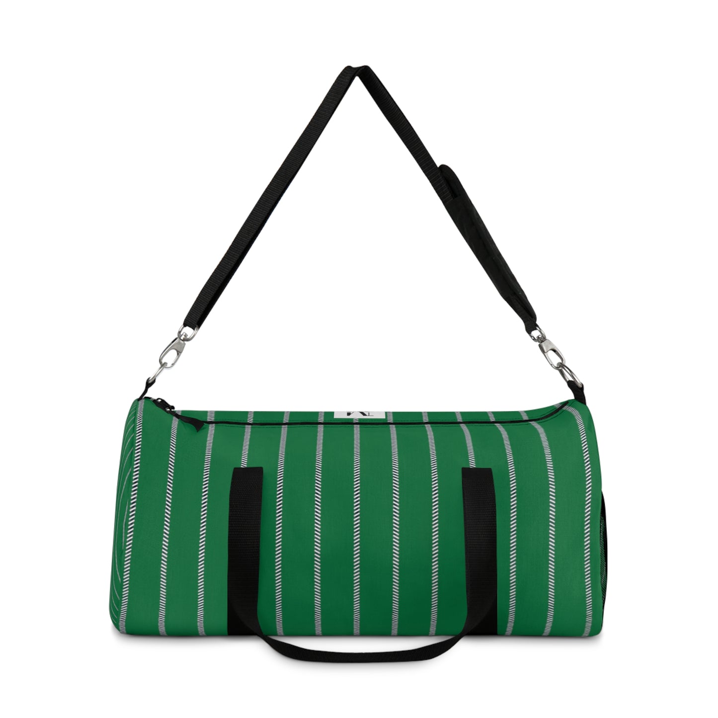 Mss Mia Dark Green W Stripes Duffel Bag