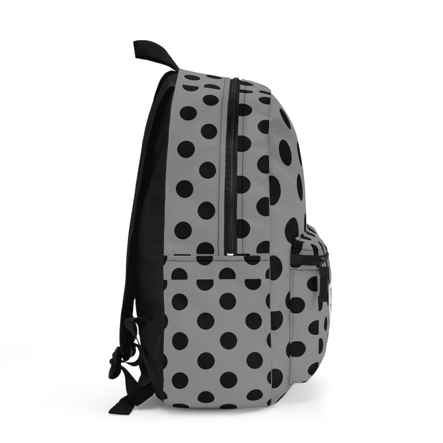 Mss Mia Grey W/Black Polka Backpack