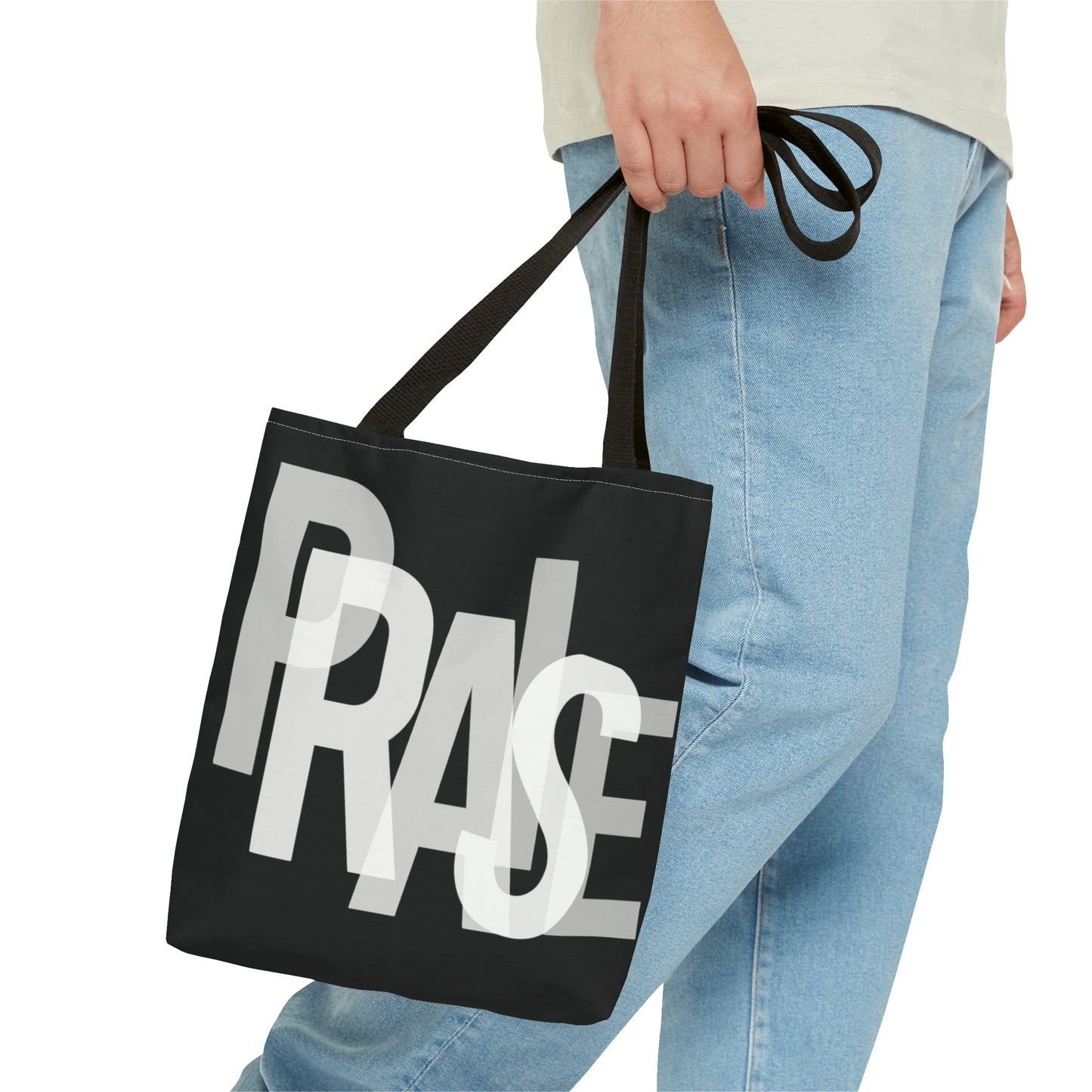 Collection B: “Garment of PRAISE” Black & White Tote Bag