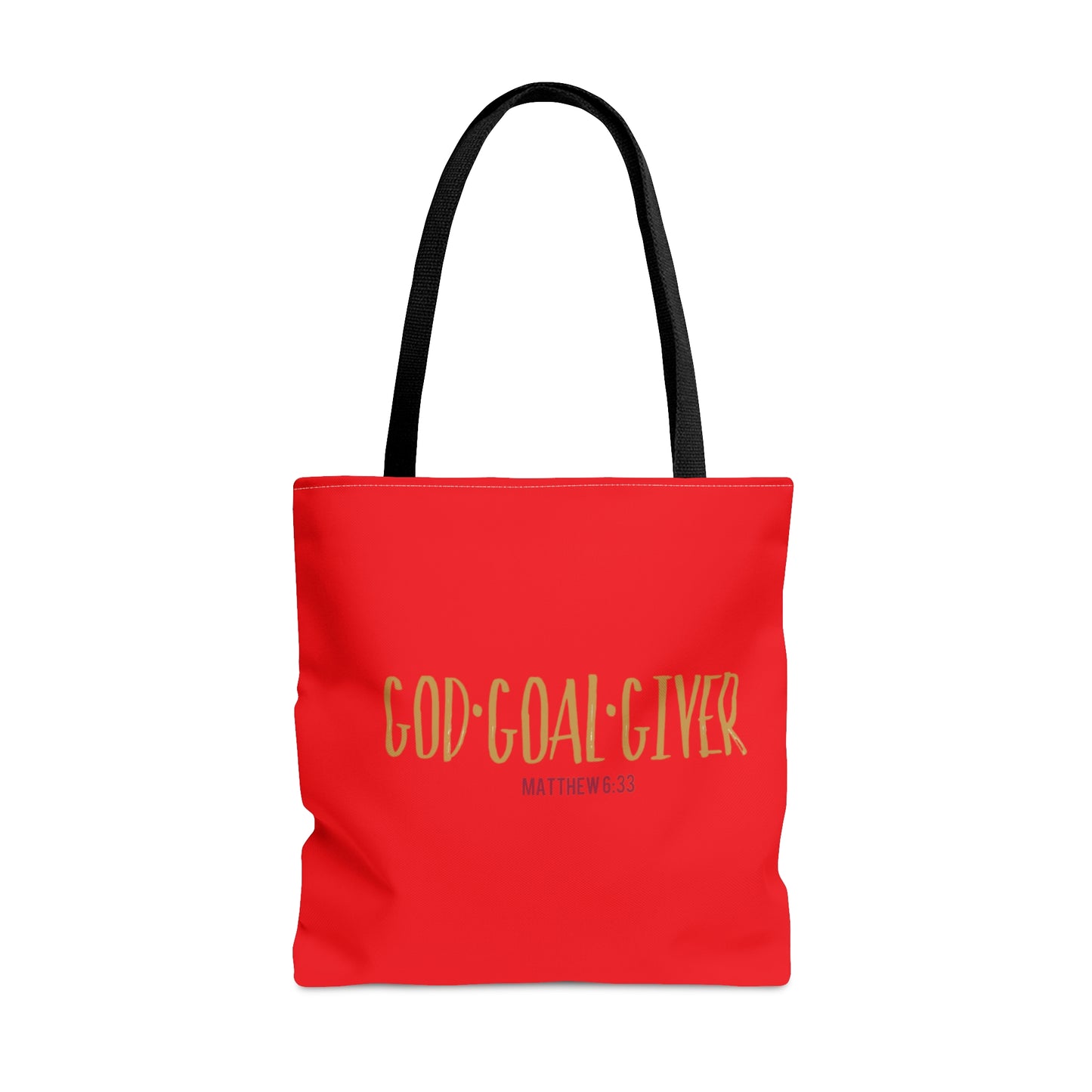 “Goal Giver” Red Tote Bag