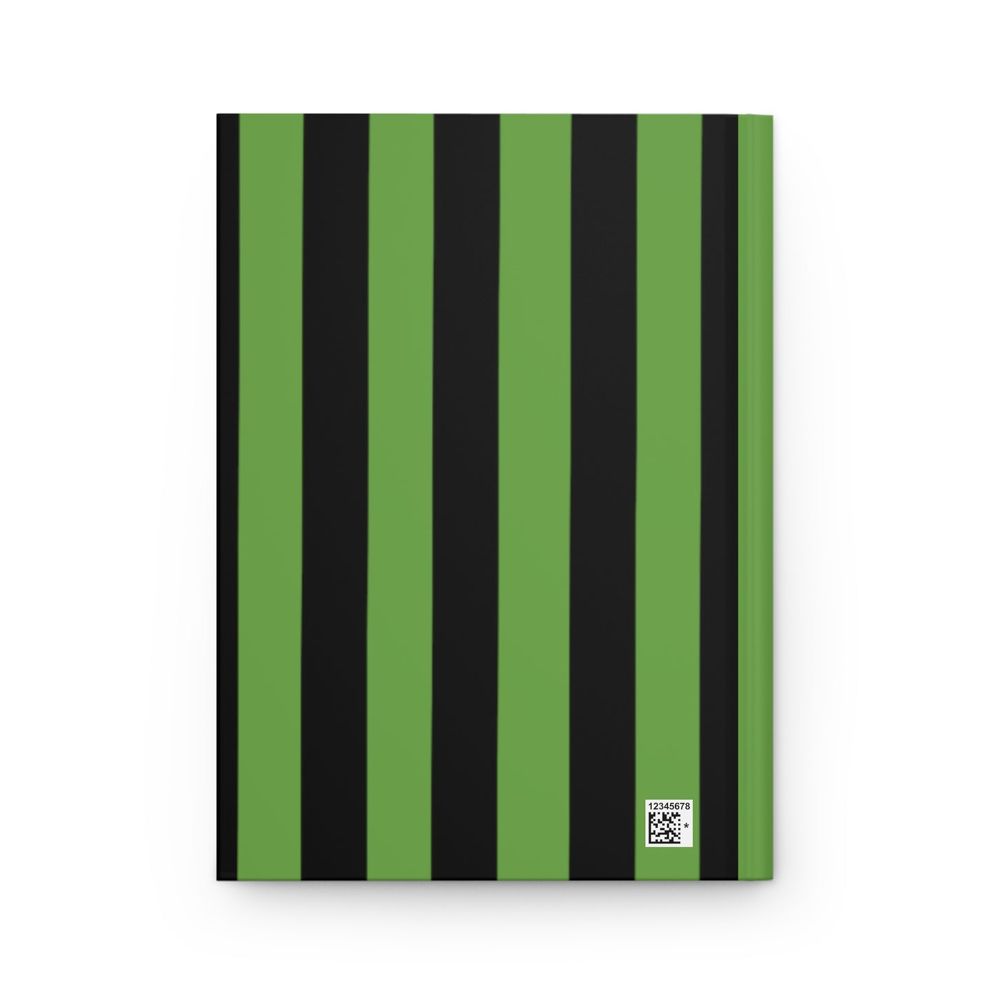 Mss Mia Light Green Hardcover Stripe Journal Matte