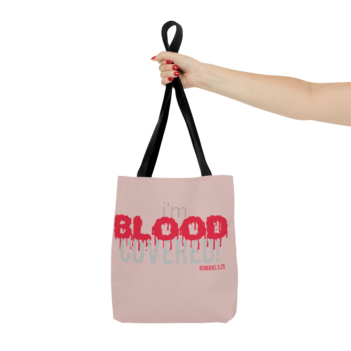 Collection B: “BLOOD Covered” Pink (MM) Tote Bag