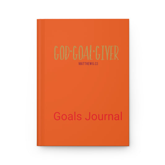 “Goal Giver” Orange Matte Journal