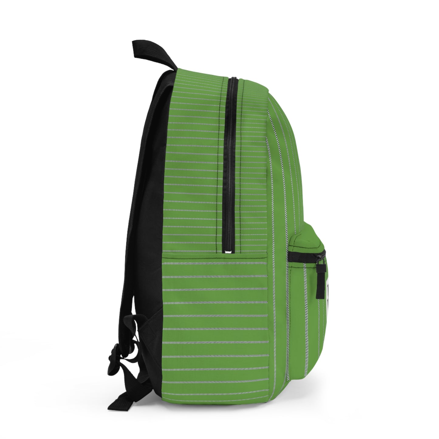 Mss Mia Light Green w/ Stripes Backpack