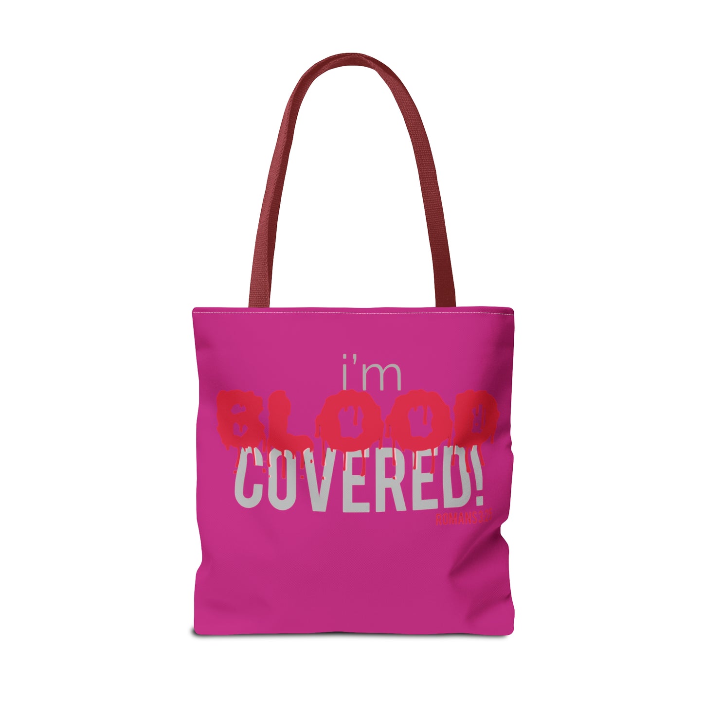 Collection B: “BLOOD Covered” Pink Tote Bag