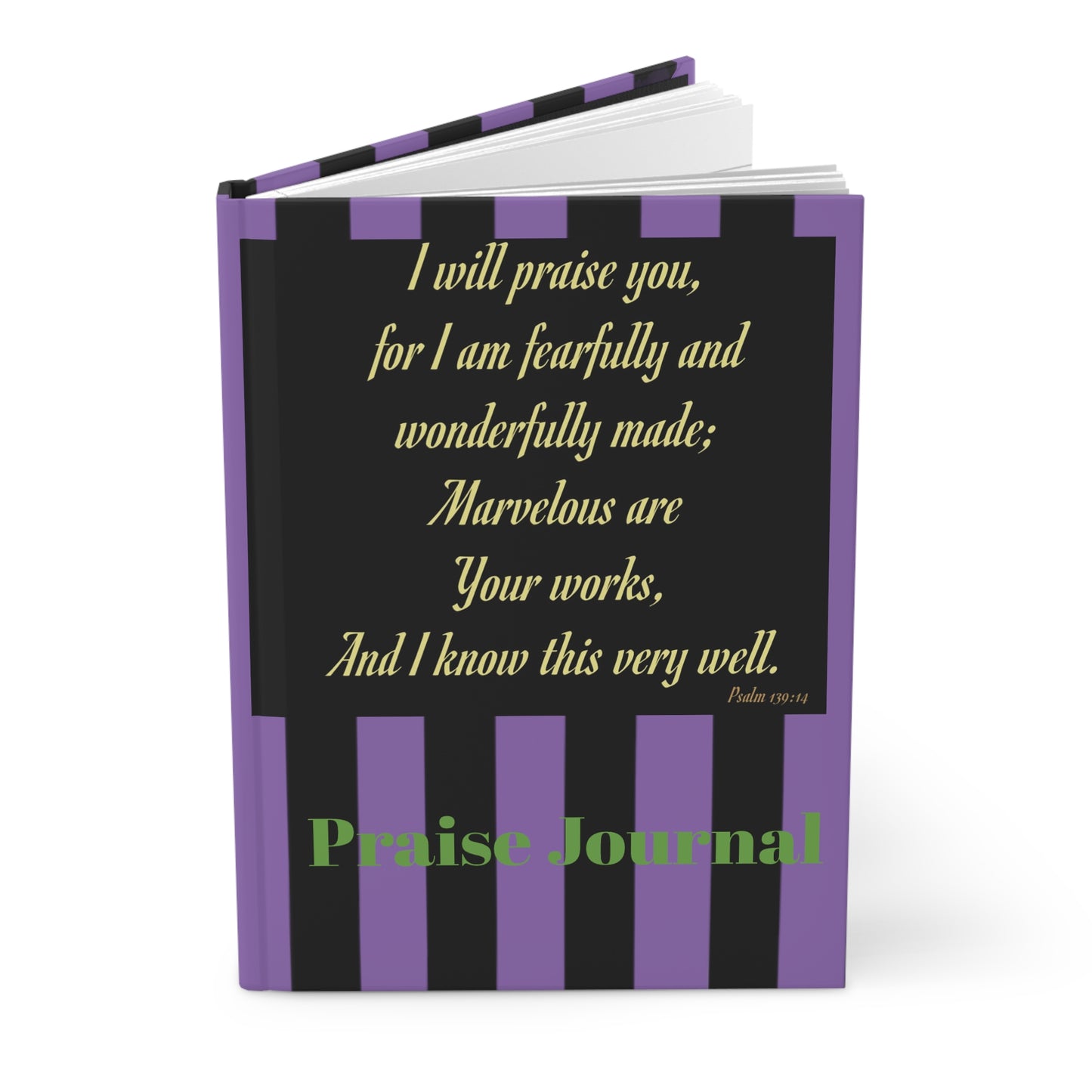 Mss Mia Purple “Beautifully  Made" Matte Journal