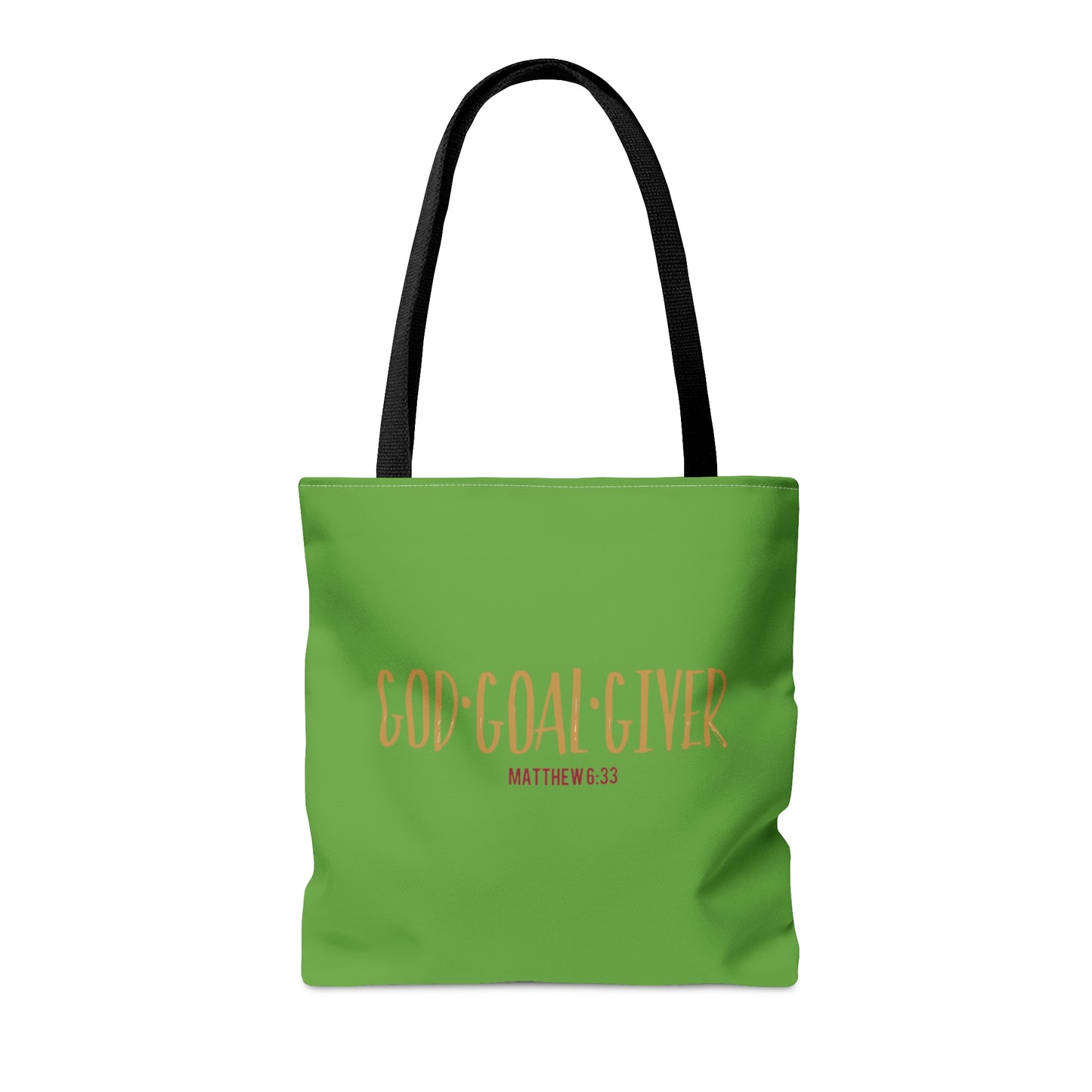 “Goal Giver” Light Green Tote Bag