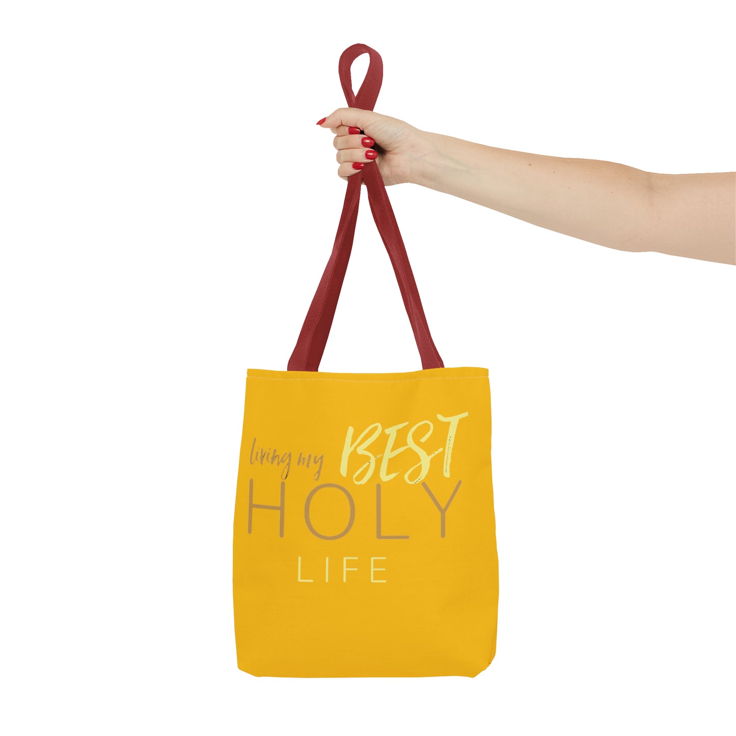 Collection A: “HOLYlife” Yellow Tote Bag