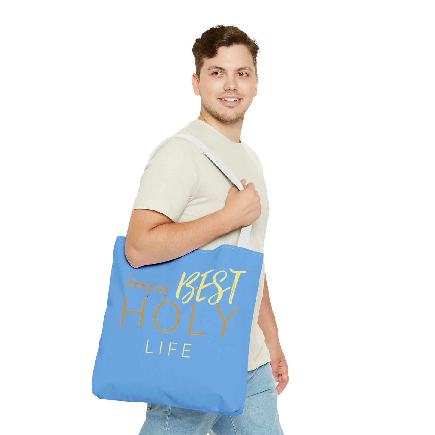 Collection A: “HOLYlife” Blue Sky Tote Bag