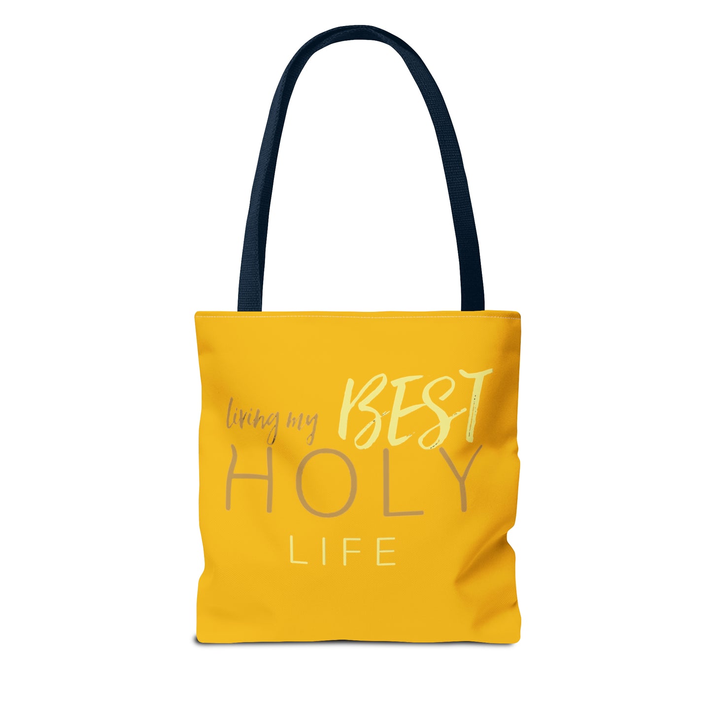 Collection A: “HOLYlife” Yellow Tote Bag