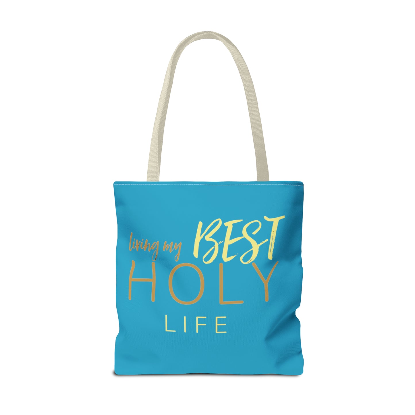 Collection A: “HOLYlife” Blue Tote Bag