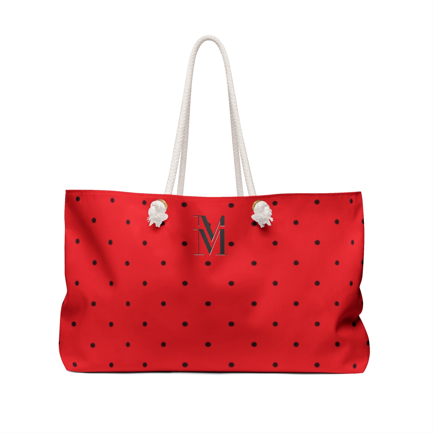 Mss Mia Red Polka Dot Weekender