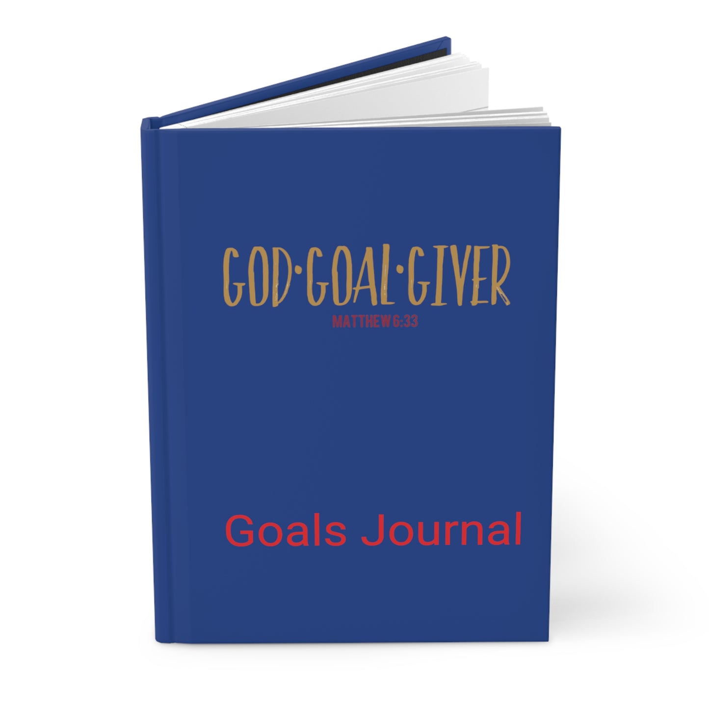 ”Goal Giver” Dark Blue Matte  Journal