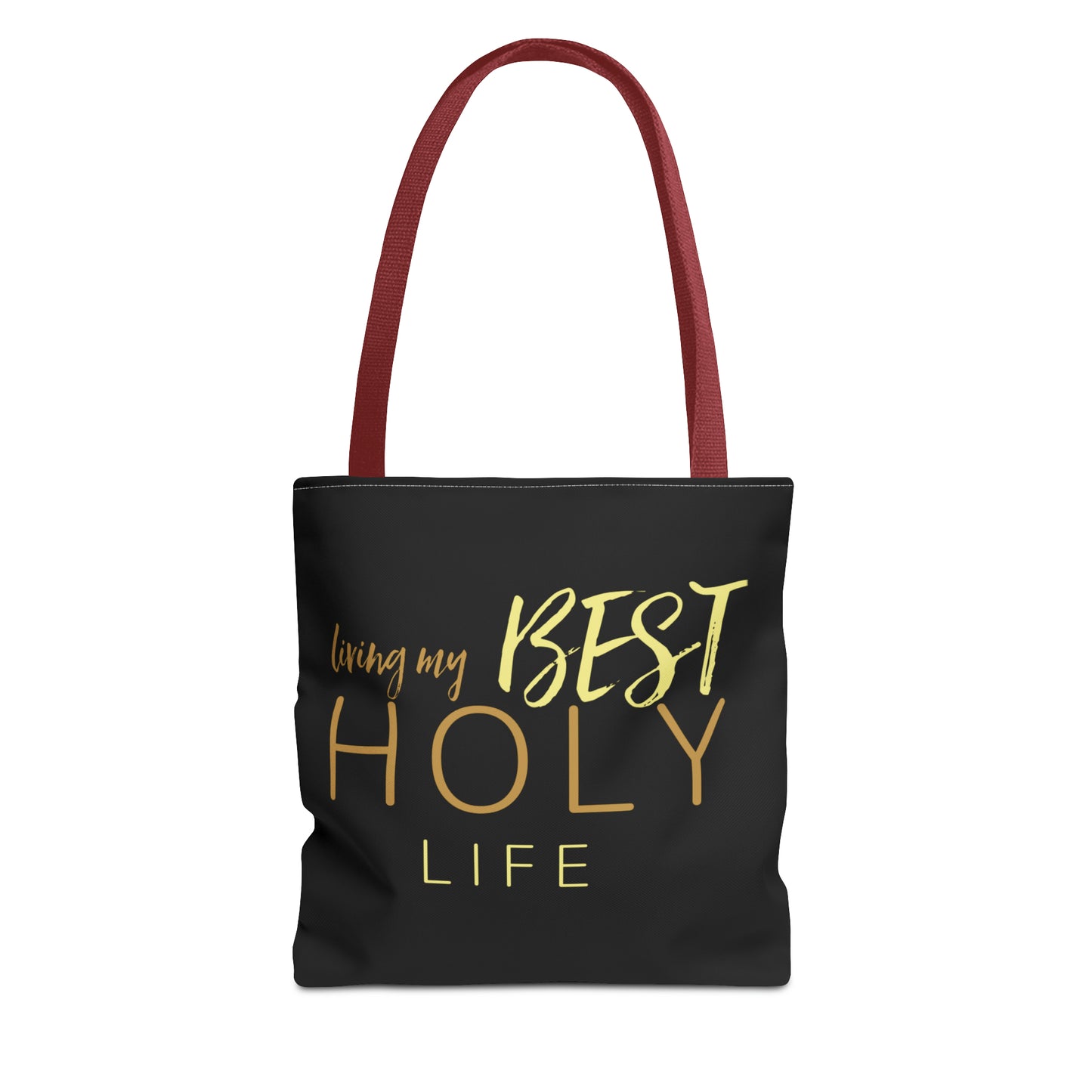 Collection A: “HOLYlife” Black Tote Bag