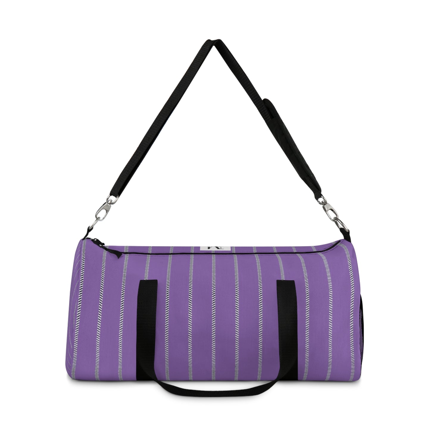 Mss Mia Purple  W Stripes Duffel Bag